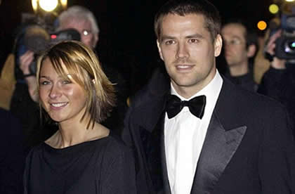 Louise Bonsall with husband Michael Owen
