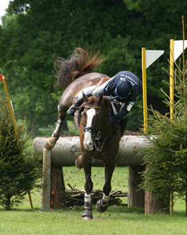 Zara Phillips during the Windsor Three Day Event in 2004. 