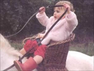 Susi has been in the saddle since she was very small