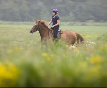 Susi and her horse Rudi