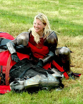 Zana Cousins and Karl Greenwood have just opened The Centre of Horseback Combat at Vines Cross in East Sussex
