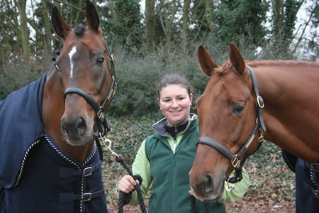 Lucinda Broad with Revolution and Sir Suave