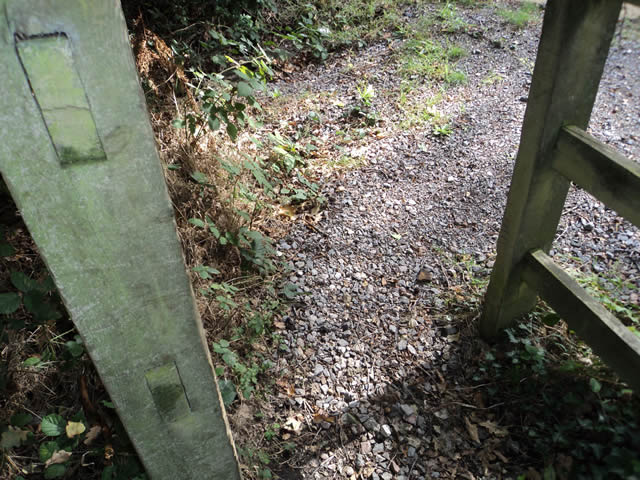 also the gateway at the far end of the footpath Elinor cannot get through in her wheelchair! 