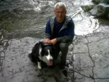 me and max near swallow falls, Betws-y-coed, north wales 