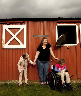  alt="Horseback therapy creates "absolutely dramatic" improvement in many children, claims neurologist"