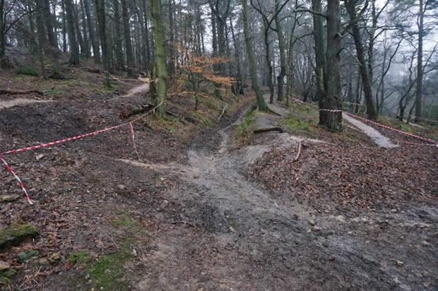 New Mountain Bike track causing concern on Leith Hill