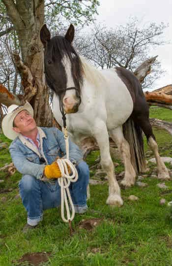 Founder of HorseBack UK, Jock Hutchison, is supporting this year's Rehome a Horse Month 