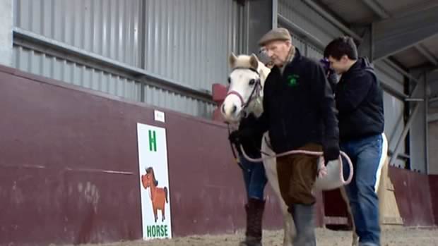 Mr Nunn still works with horses to this day at the Brae Riding for the Disabled Centre in Dundee