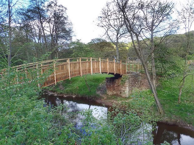 New Bridge over the Murk Esk opens up North York Moors