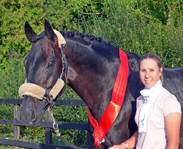 Dressage trainer and competitor, Hannah Bailey, is steaming ahead