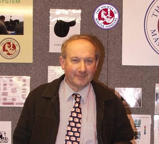 Twice president of Society Master Saddlers, Lecturer / Assessor on Saddle fitting courses and Master Saddler Laurence Pearman